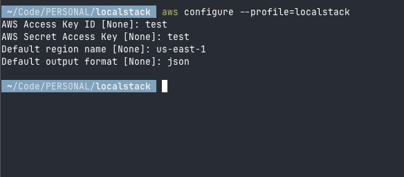 AWS LOCALSTACK DEMO C